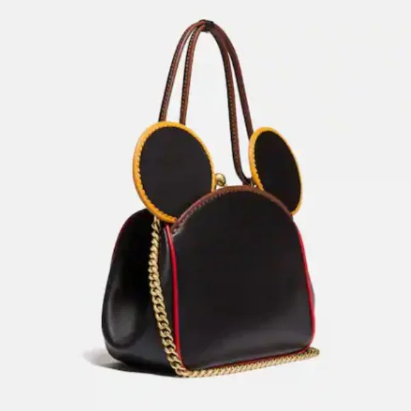 NWT COACH DISNEY MICKEY MOUSE X KEITH HARING CROSSBODY HANDBAG DESIGNER - Picture 3 of 6